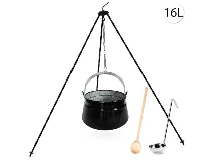25211 perfect home kotlik s trojnozkou varechou naberackou 16l 4ks set 100