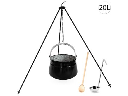 25214 perfect home kotlik s trojnozkou varechou naberackou 20l 4ks set 101