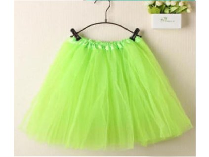 9050 sisi 60259 tutu sukna pre dievcata 3 vrstvova uni dlzka 30 cm zelena