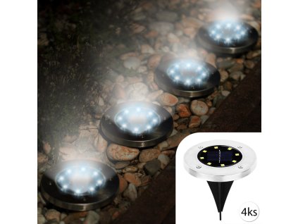 24281 solarsus 4694 1 led solarna lampa 12x2 5cm 4ks studena biela