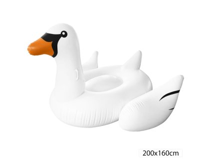 6455 swim ring 3497 nafukovaci matrac labut 200x160cm