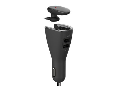 6695 tfy 5928 handsfree nabijacka do auta 2 usb 2 1a cierna