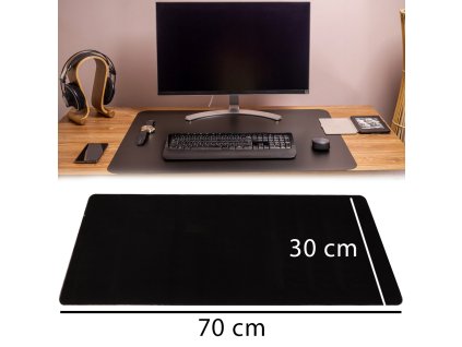 10223 tfy 6442 podlozka na stol pod mys 70x30x0 2 cm cierna