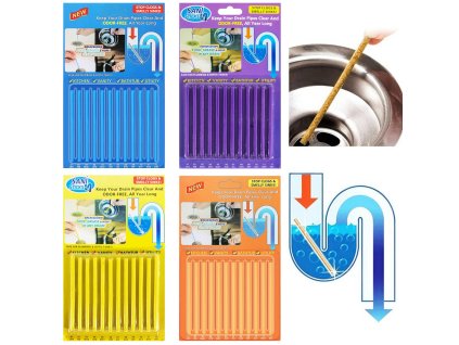 27521 tfy sani stick mix4 tycinky na cistenie odpadu 4x12ks