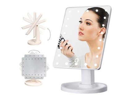 6698 tfy xr 1608 nastavitelne led zrkadlo 16ks led svetiel