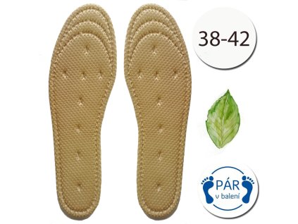 8738 torch f01469 mata antibakterialne vlozky do topanok 24 5 27 5cm 1 par pre muzov bezova