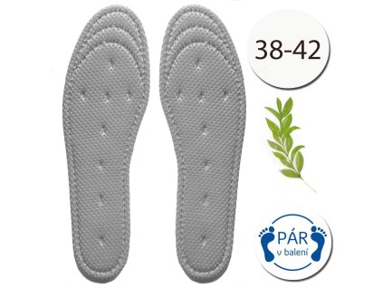 8741 torch f01470 caj antibakterialne vlozky do topanok 24 5 27 5cm 1 par pre muzov seda