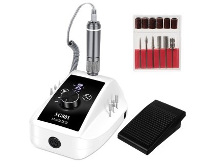 26999 bruska na nechty s prislusenstvom 35000rpm biela beautyrelax sg801