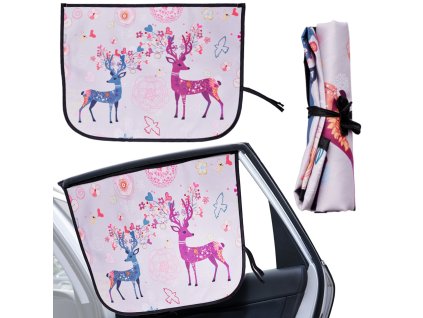 20510 car cool 2961 2 slnecna clona do auta clona na sklo jelencek 58x45cm