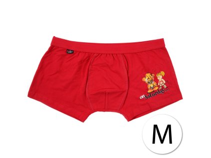 14735 cornette on saturday panske boxerky m cervena