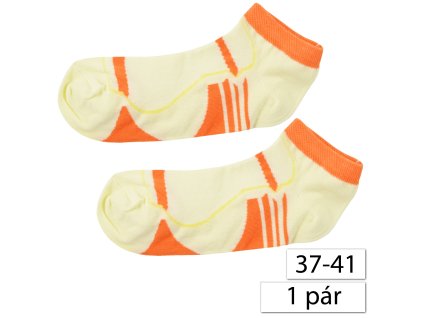14630 dap collection 9793 damske bavlnene ponozky 37 41 oranzove