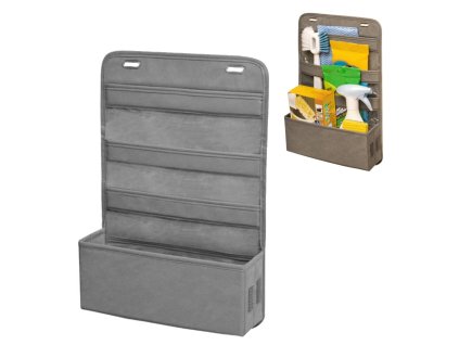 9593 door pockets 6021 zavesny organizer do skriniek 39 x 28 8 cm sedy