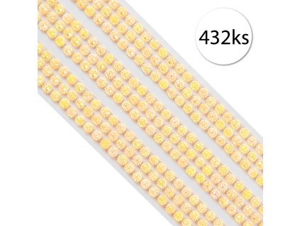 13862 funplay 107604 samolepiace kamienky krystaly 4mm 432 kusov oranzove