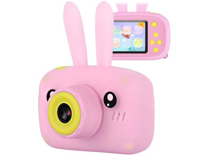 24797 funplay fp 0435 detsky digitalny fotoaparat s funkciou hd videa hier ruzova