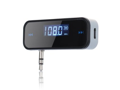 1355 audios j1016 transmitter fm bezdrotovy prehravac s lcd displejom pre mp3 ipod iphone mp3 wma