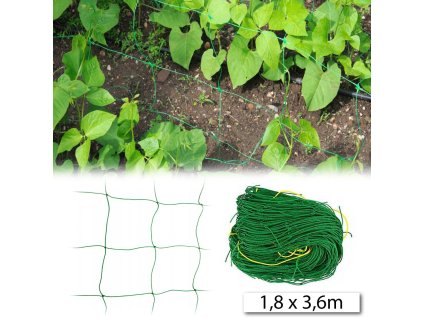 12689 garden line 9355 siet na popinave rastliny 1 8x3 6 m zelena
