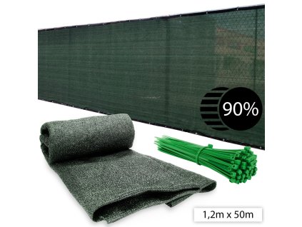 19832 garden line ago5634 tieniaca siet na plot 1 2x50m 135g m2 tienenie 90 s upevnovacou paskou zelena