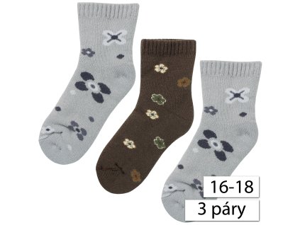 16241 happy feet 9083 detske dievcenske sportove ponozky 16 18 viacfarebne 3 pary