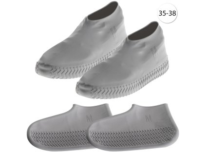 22319 happy feet 9925 1 nepremokave navleky na topanky m vel 35 38 siva