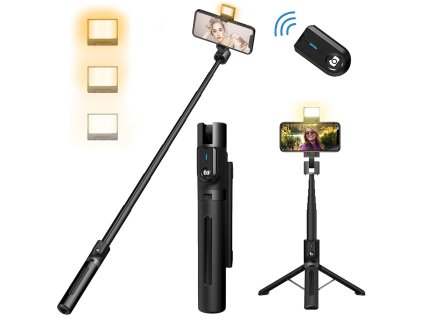 24923 hobby life p96d bluetooth selfie tyc s mini stativom dialkovym ovladanim 100cm cierna