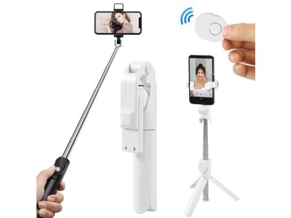 23471 hobby life xt 02 selfie tyc bluetooth so stativom a dialkovym ovladanim 20 61cm biela