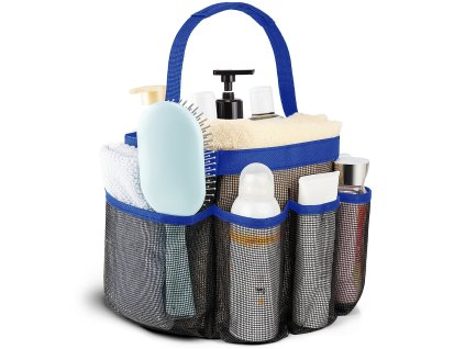 18842 homepro 2320 prenosny organizer na kozmetiku modry 19x19x20cm