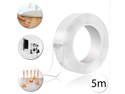 15722 homepro 8001 uchopovacia nano gelova paska 5m transparentna