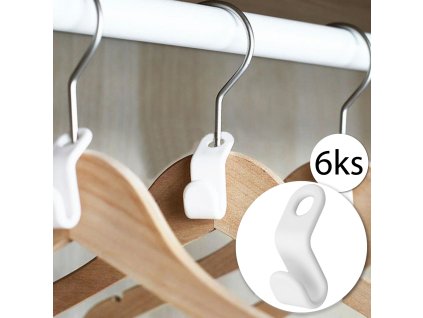16379 homepro ag17e haciky na vesiaky biela 6ks
