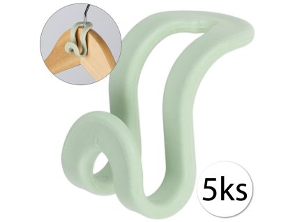 16376 homepro ag17f haciky na vesiaky zelena 5ks