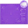 25868 kitchen home ag228a silikonova podlozka na cesto 60x45cm fialova