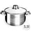 22529 perfect home 10345 nerezovy hrniec s pokrievkou 5 5l 24cm