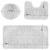 26306 3 suprava kupelnovych predloziek 3ks 80x50cm 40x50cm homepro ag491l siva