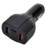 13601 1 car cool pls34e usb nabijacka do auta 3x port cierna