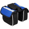 24338 cycle adventure rw1a cyklisticka taska na ram bicykla 14x12x4cm cierno modra