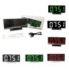 8000 2 e clock dm847 3618l elektronicky led budik digitalne hodiny s lcd displejom datumom a teplotou zelena