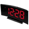 10970 e clock ds 1263x max elektronicky led budik digitalne hodiny s displejom datumom a teplotou cierna