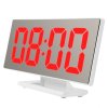 10670 e clock wrcl 3618l elektronicky led budik digitalne hodiny s lcd displejom datumom a teplotou cervena