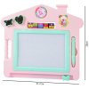 23882 3 funplay b43881 detska tabulka na kreslenie domcek s prislusenstvom 17 8x28cm ruzova