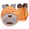 10901 funplay fp 7429 predskolsky batoh psik 24x7 5x18 5 cm 3 l plysovy hnedy