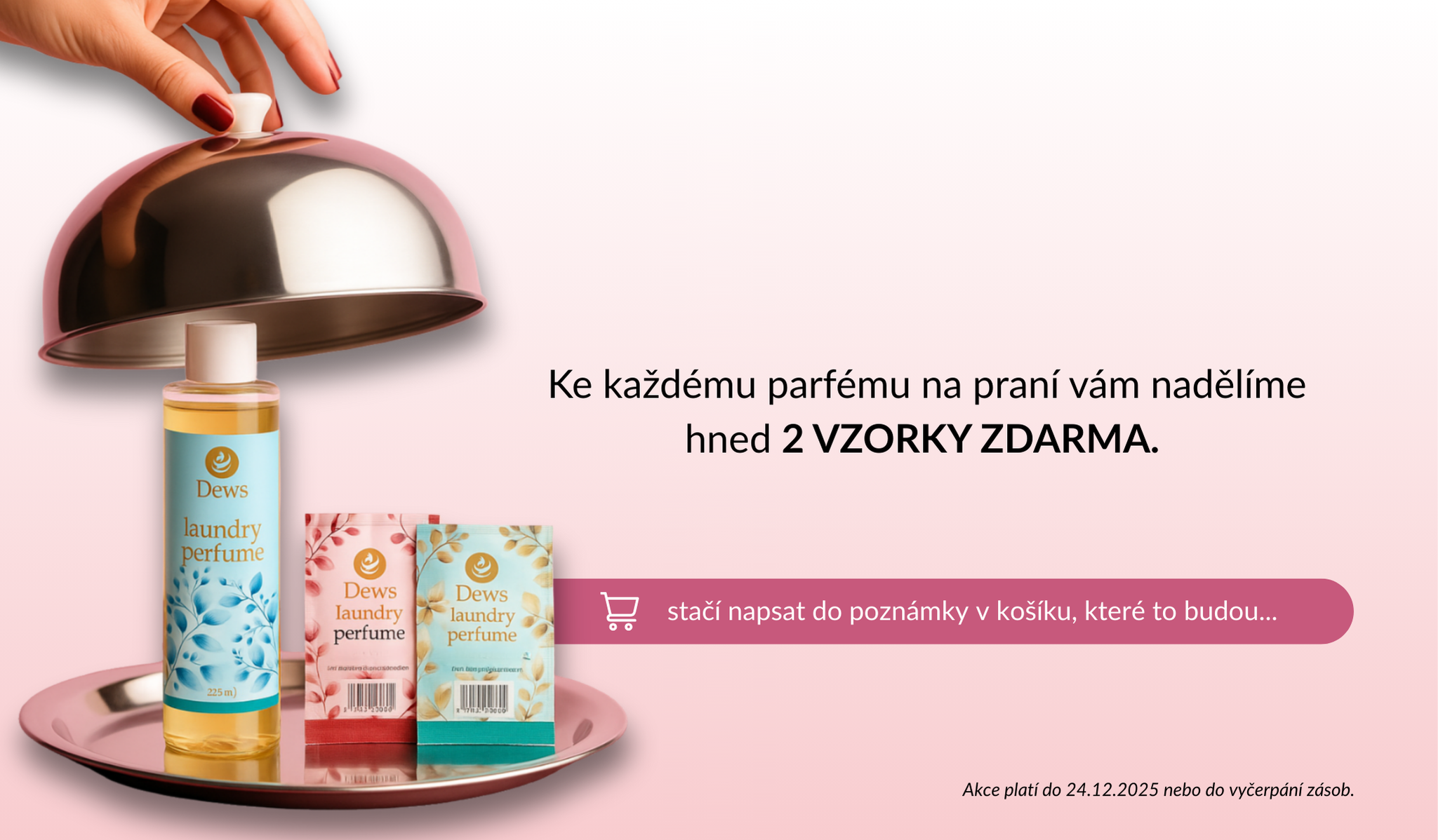 Ke každému parfému na praní ZDARMA 2 vzorky.