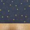 006168 55 plátno hvězdičky žluté na modré metr