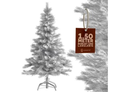 Umělý vánoční stromek se stojanem 150 cm bílý