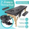 Masážní dvouzónový stůl/lehátko - 2 zóny - 250 kg