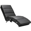 Relaxační masážní lehátko s vyhříváním - černé