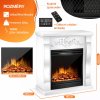 Volně stojící elektrický krb s dálkovým ovládáním a 3D efektem