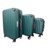 Sada 3 cestovních kufrů zelené