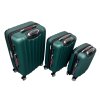 Sada 3 cestovních kufrů zelené