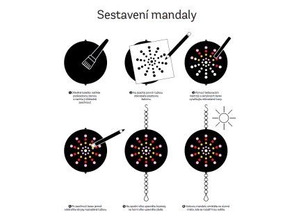 Sestaveni mandaly 13 cm