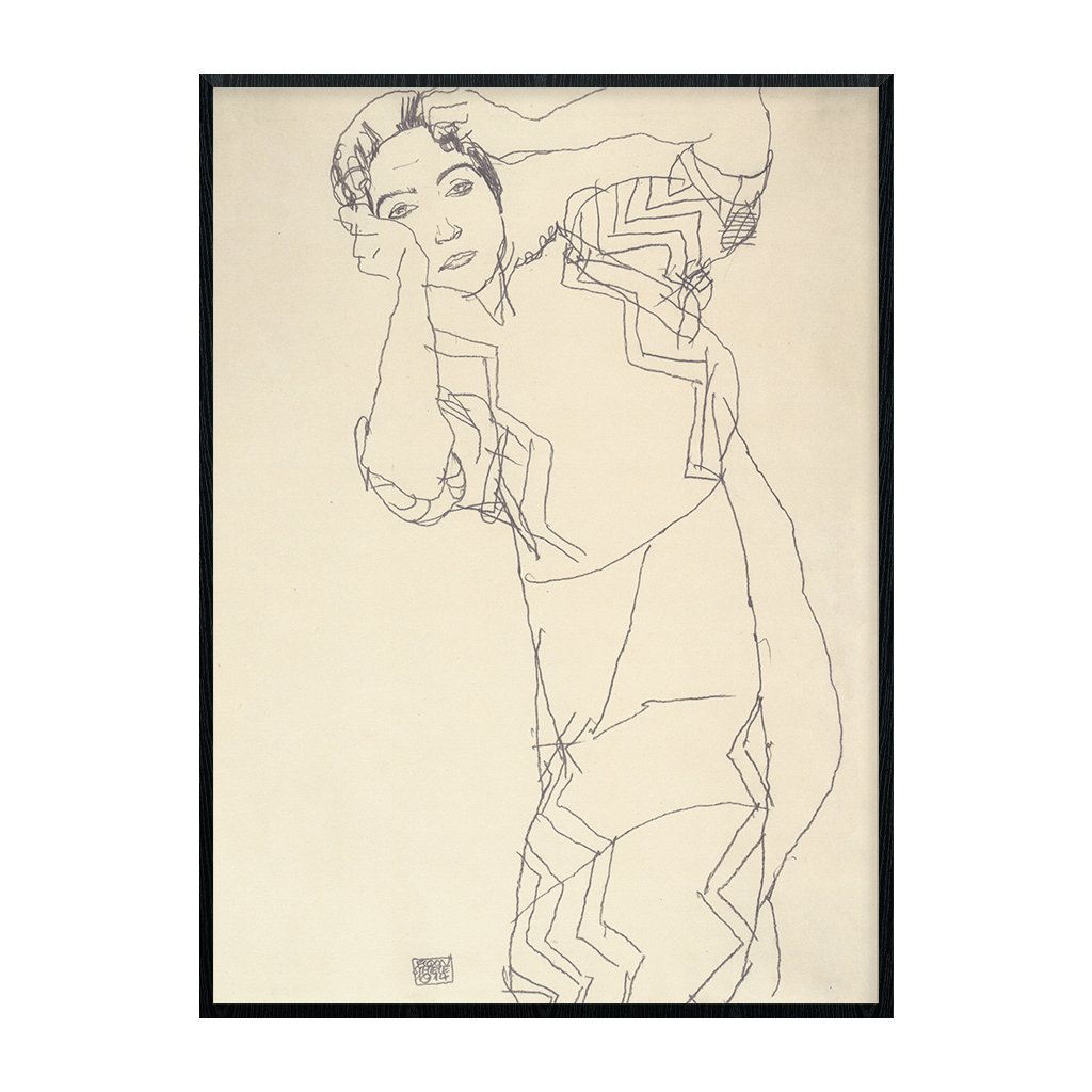 Plakát Egon Schiele -  Friederike Maria