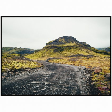 Plakát Cesta islandskou krajinou